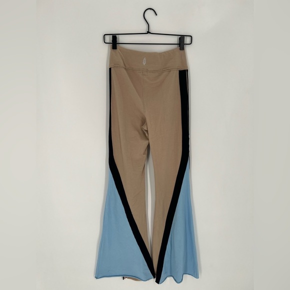 Free People Movement Hot Shot Kick Flare Color-block Pants - Picture 6 of 7